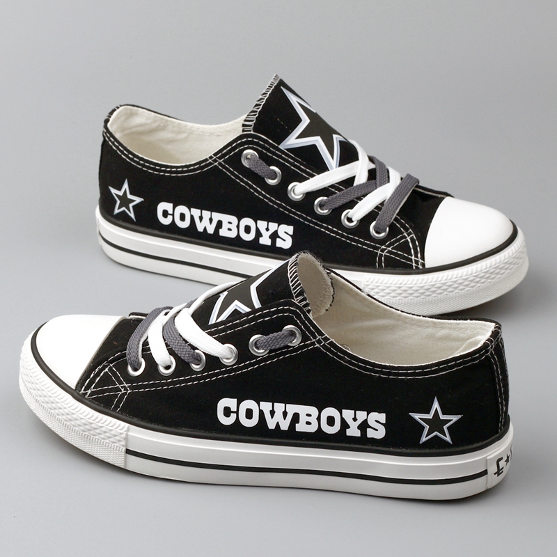 Women's Dalls Cowboys Repeat Print Low Top Sneakers 001